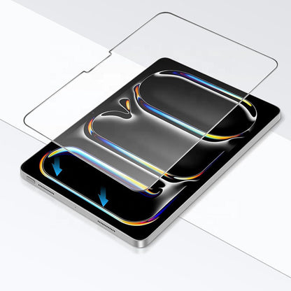 Blueo HD Screen Protector Film for Apple iPad Pro 11 (2024), Tempered Glass, Full Glue