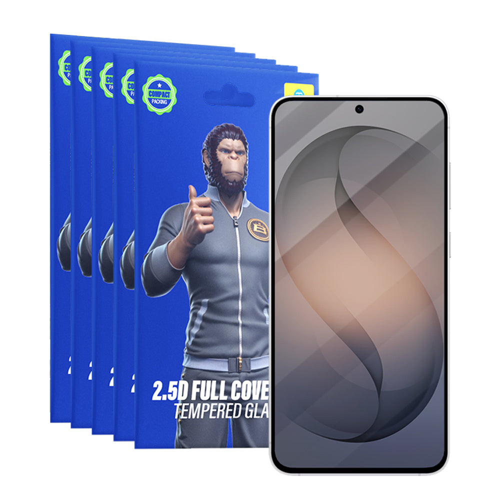 Film de protection écran Blueo HD pour Samsung Galaxy S26 S942, Verre Trempé, Full Glue, 2.5D, Lot de 5 pièces, Noir