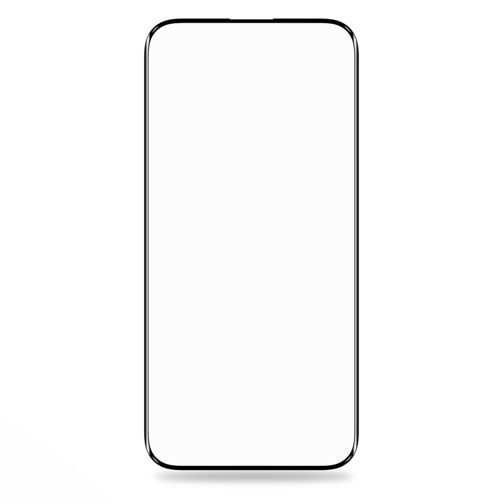 Blueo Silk HD Displayschutzfolie für Apple iPhone 15 Pro Max, gehärtetes Glas, Full Glue, 5er-Set, 2,5D, Schwarz