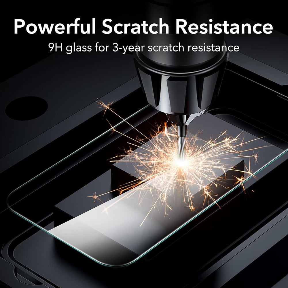Beschermfolie ESR Scherm voor Apple iPhone 17 / 16 Pro, Gehard Glas, Volledige Lijm, Set van 3 stuks