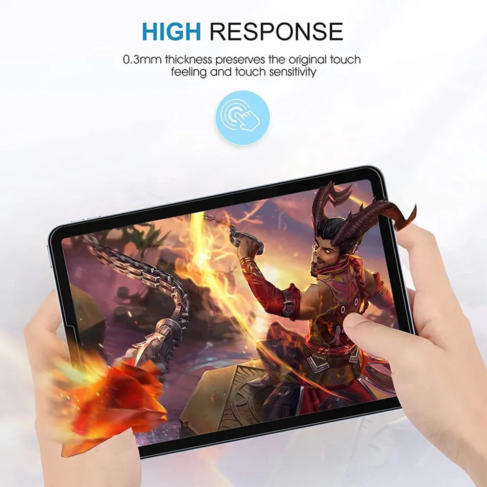Film de protection écran Clear Lito Classic pour Apple iPad (2025) / (2022), Verre trempé, Full Glue, 2.5D