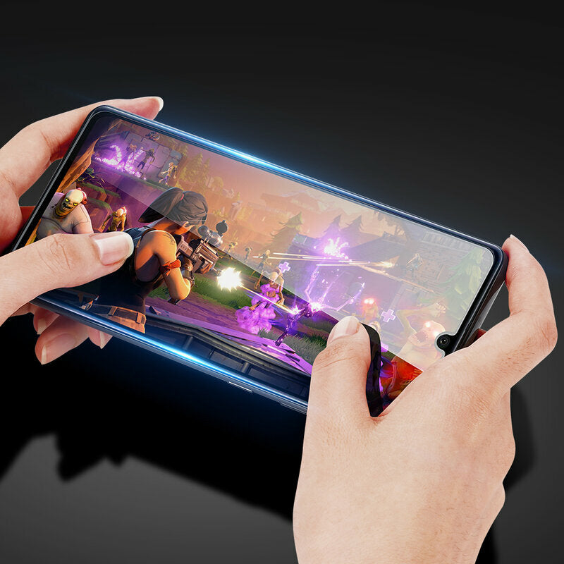 DUX DUCIS Displayschutzfolie für Apple iPhone 11 Pro / XS / X, gehärtetes Glas, Edge Glue, Schwarz