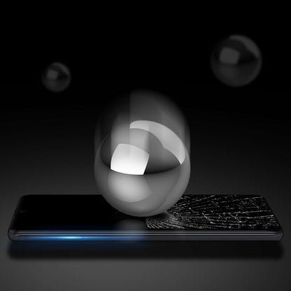 DUX DUCIS Displayschutzfolie für Apple iPhone 11 Pro / XS / X, gehärtetes Glas, Edge Glue, Schwarz
