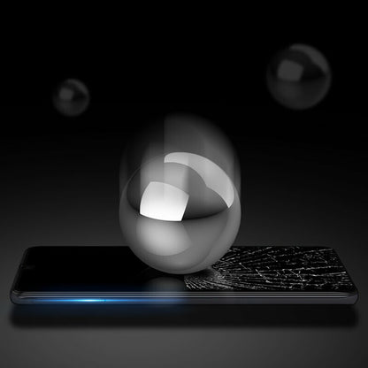 DUX DUCIS Screen Protector for Apple iPhone 16 Plus, Tempered Glass, Edge Glue, Black