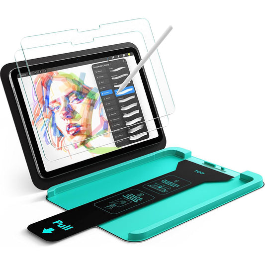 Beschermfolie ESR Armorite Paper Feel UltraFit voor Apple iPad (2025) / (2022), Gehard Glas, Volledige Lijm, Set van 2 Stuks