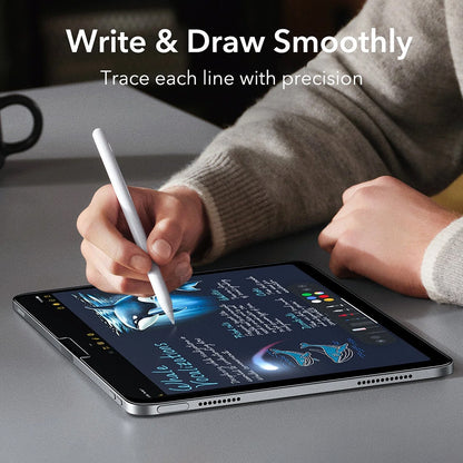 Schutzfolie ESR Armorite Paper Feel UltraFit für Apple iPad Air 11 (2026) / Air 11 (2025), Gehärtetes Glas, Vollverklebung, Set mit 2 Stück