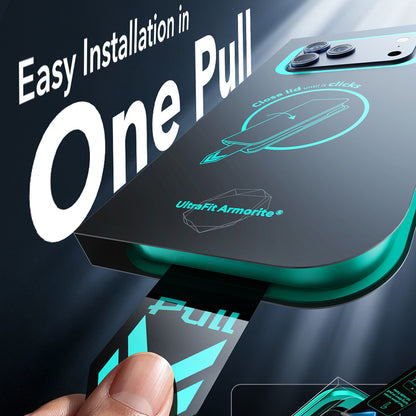 Film de protection d'écran ESR Armorite UltraFit pour Apple iPhone 18 Pro / 17 Pro, Verre trempé, Collage intégral, Lot de 2 pièces, Noir