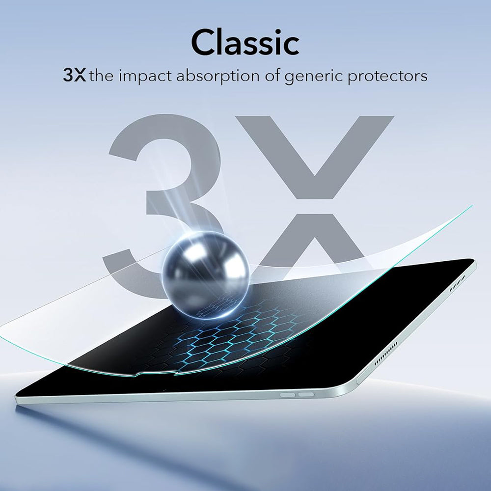 Schutzfolie ESR Paper Feel UltraFit für Apple iPad (2025) / (2022), Kunststoff, Set 2 Stück