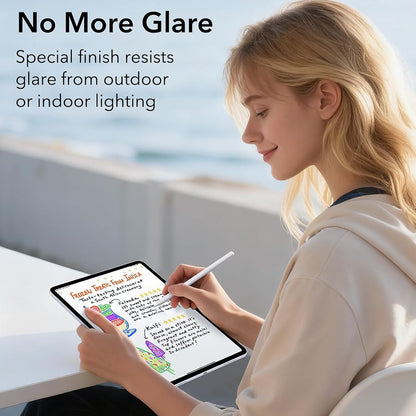 Schutzfolie ESR Paper Feel UltraFit für Apple iPad Air 11 (2026) / Air 11 (2025), Kunststoff, Set mit 2 Stück