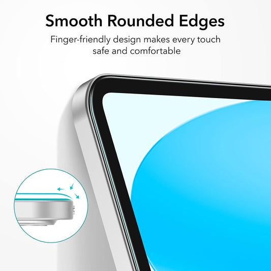 Schermbeveiligingsfolie ESR voor Apple iPad (2025) / (2022), Gehard Glas, Volledige Lijm, Set van 2 Stuks