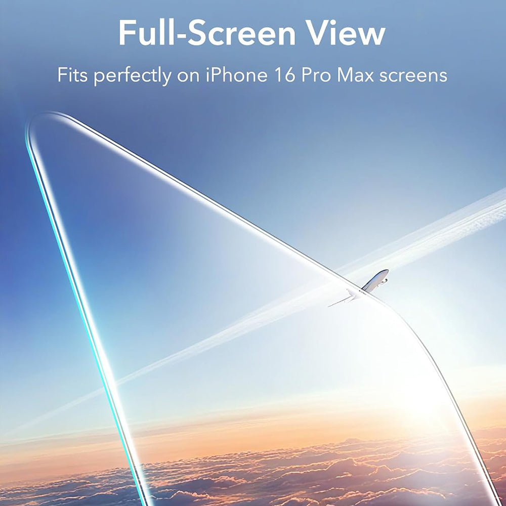 Film de protection Ecran ESR pour Apple iPhone 17 Air, Verre Trempé, Full Glue, Set de 3 pièces