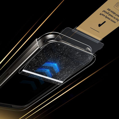 Schutzfolie ESR UltraFit Armorite Pro für Apple iPhone 17 / 16 Pro, gehärtetes Glas, Full Glue, Schwarz
