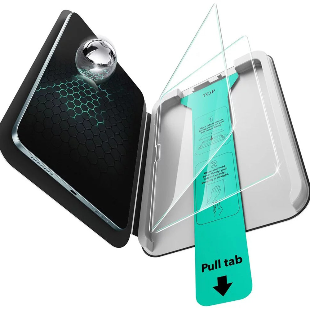 ESR UltraFit Displayschutzfolie für Apple iPad Air 13 (2026) / Pro 13 (2025), gehärtetes Glas, Full Glue, 2er Set