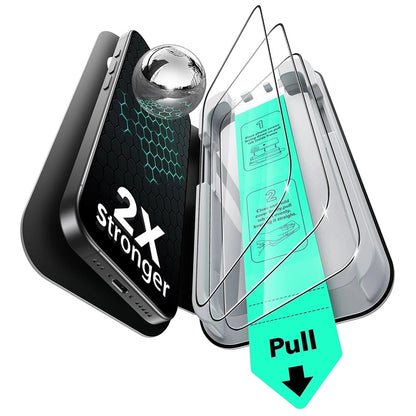Beschermfolie ESR UltraFit voor Apple iPhone 17 Air, Gehard Glas, Volledige Lijm, Set van 3 Stuks