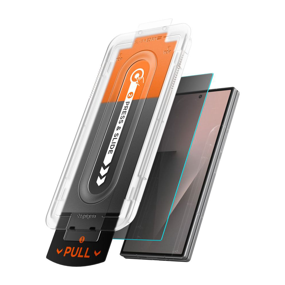Außenschutzfolie Privacy Spigen GlastR EZ FIT Pro HD für Samsung Galaxy Z Fold8 Ultra F976, Gehärtetes Glas, 2 Stück Set