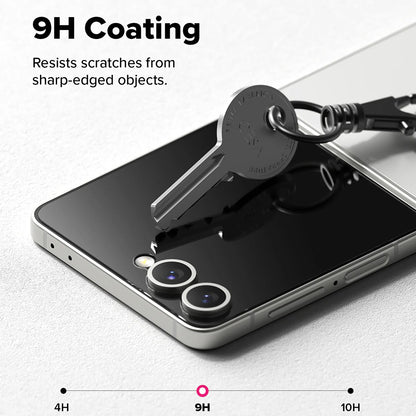 Ringke Cover Display Buitenste Schermbeschermfolie voor Samsung Galaxy Z Flip7 F766, Gehard Glas, Volledige Lijm, Set van 2 stuks