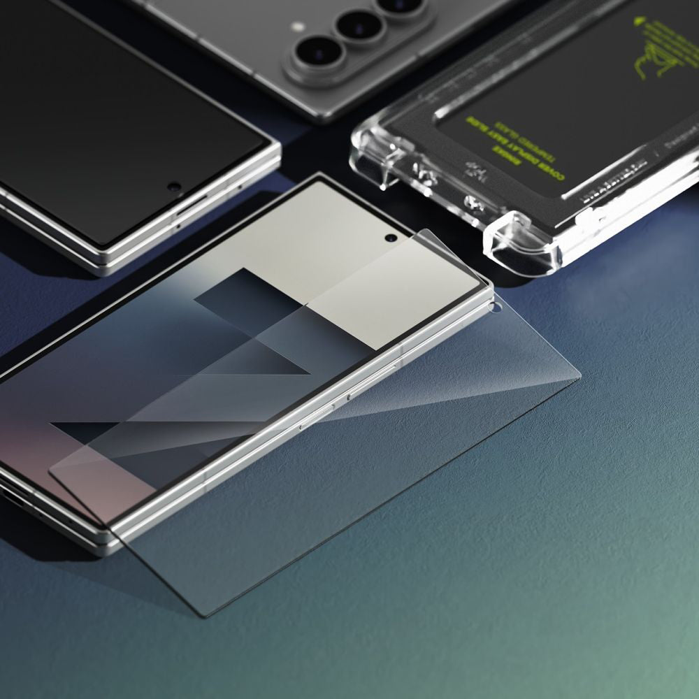 Beschermfolie Buitenscherm Ringke Easy Slide voor Samsung Galaxy Z Fold7 F966, Gehard Glas, Volledige Lijm, Set van 2 stuks