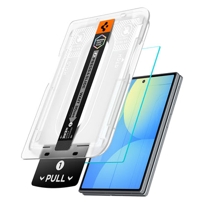 Spigen GlastR EZ FIT Pro HD Außenschutzfolie für Samsung Galaxy Z Fold8 F971, gehärtetes Glas, Vollkleber, 2er-Set AGL11943
