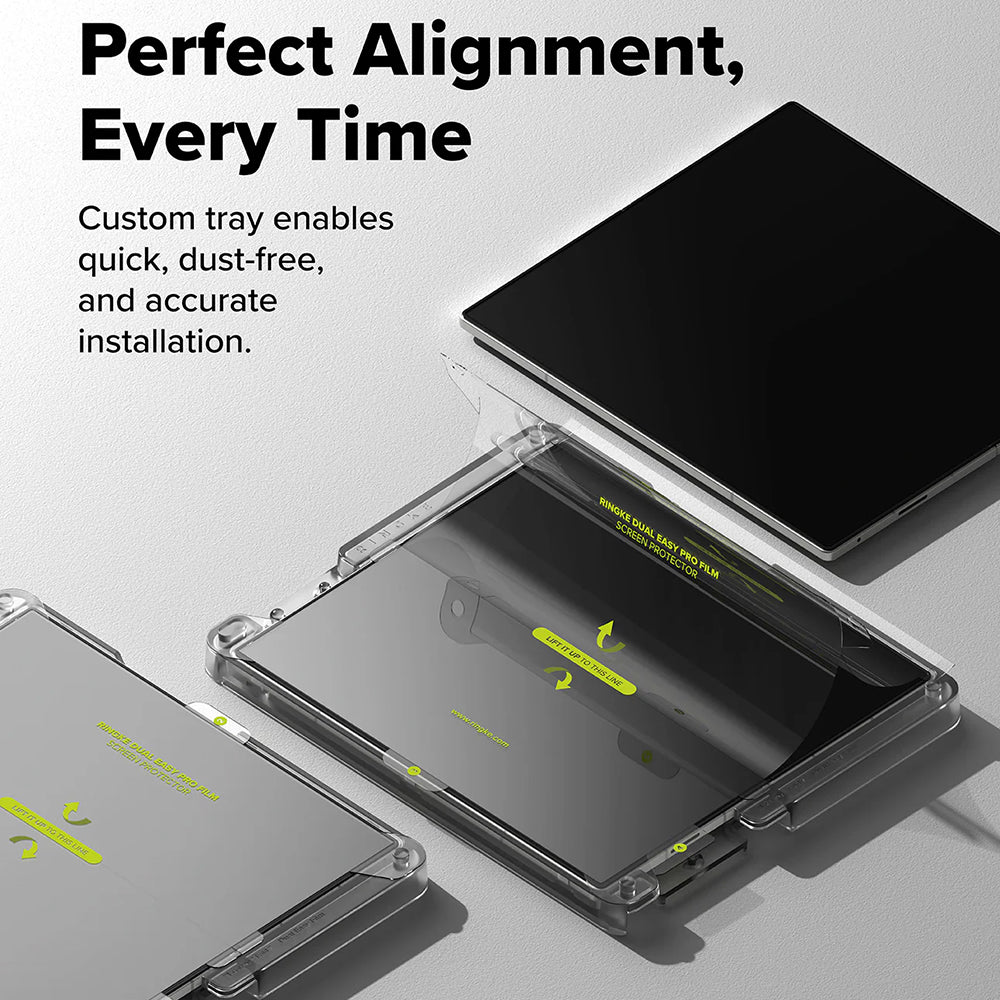 Innere Schutzfolie Ringke Dual Easy Pro für Samsung Galaxy Z Fold7 F966, Kunststoff, 2 Stück Set