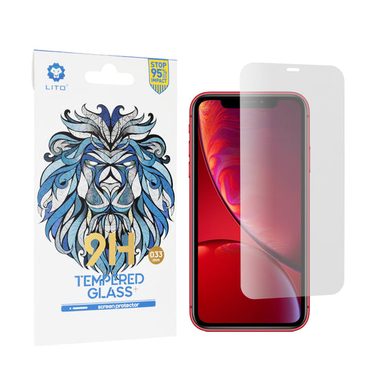 Lito Classic Displayschutzfolie für Apple iPhone 11 / XR, gehärtetes Glas, Full Glue, 2.5D