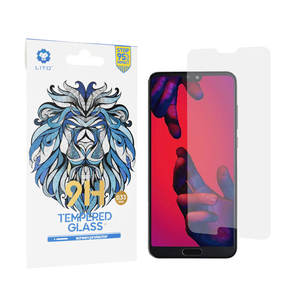 Lito Classic Displayschutzfolie für Huawei P20 Pro, gehärtetes Glas, Full Glue, 2.5D
