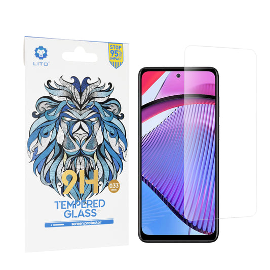 Lito Classic schermbeschermfolie voor Motorola Moto G Power 5G, gehard glas, volledige lijm, 2.5D