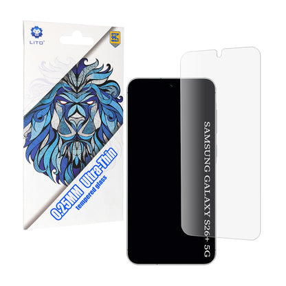 Film de protection d'écran Lito Classic Ultra Thin pour Samsung Galaxy S26 Plus, Verre Trempé, Full Glue, 2.5D
