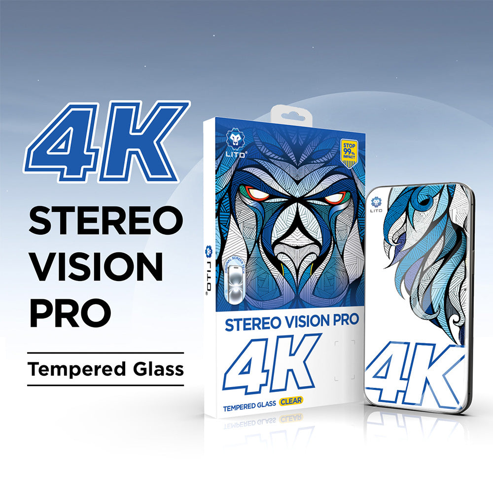 Beschermfolie Lito D+ Max 4K voor Apple iPhone 17 Air, Gehard Glas, Volledige Lijm, Zwart