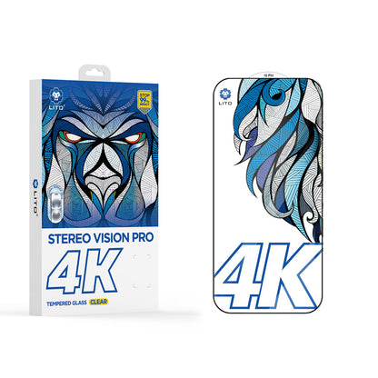 Beschermfolie Lito D+ Max 4K voor Apple iPhone 17 Air, Gehard Glas, Volledige Lijm, Zwart