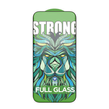 Lito D+ Max Strong Buitenste Scherm Beschermfolie voor Apple iPhone Duo, Gehard Glas, Volledige Lijm, Zwart
