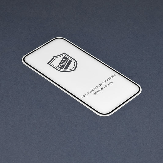 Lito Displayschutzfolie für Apple iPhone 15 Plus, gehärtetes Glas, Full Glue, 2.5D, Schwarz