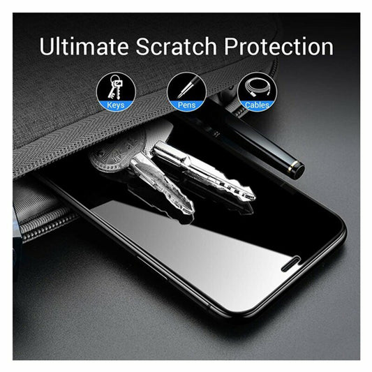 Beschermfolie Lito Scherm voor Apple iPhone 17 Air, Gehard Glas, Full Glue, 2.5D, Zwart