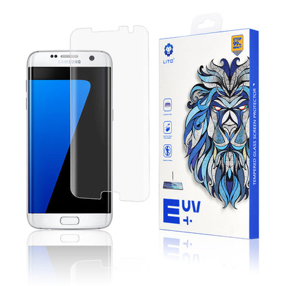 Lito Screen Protector Film for Samsung Galaxy S7 edge G935, Tempered Glass, UV Glue, 3D