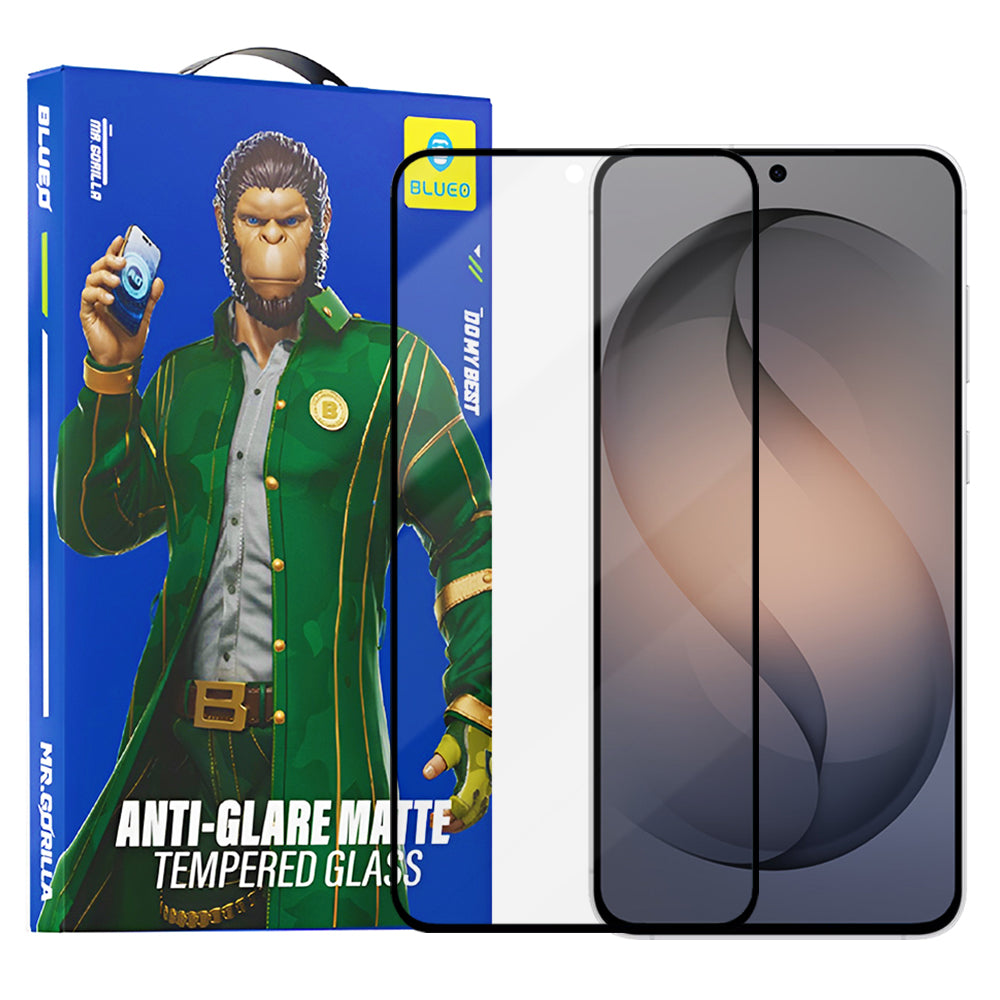 Beschermfolie Matte Blueo Anti-Glare voor Samsung Galaxy S26 S942, Gehard Glas, Volledige Lijm, Zwart