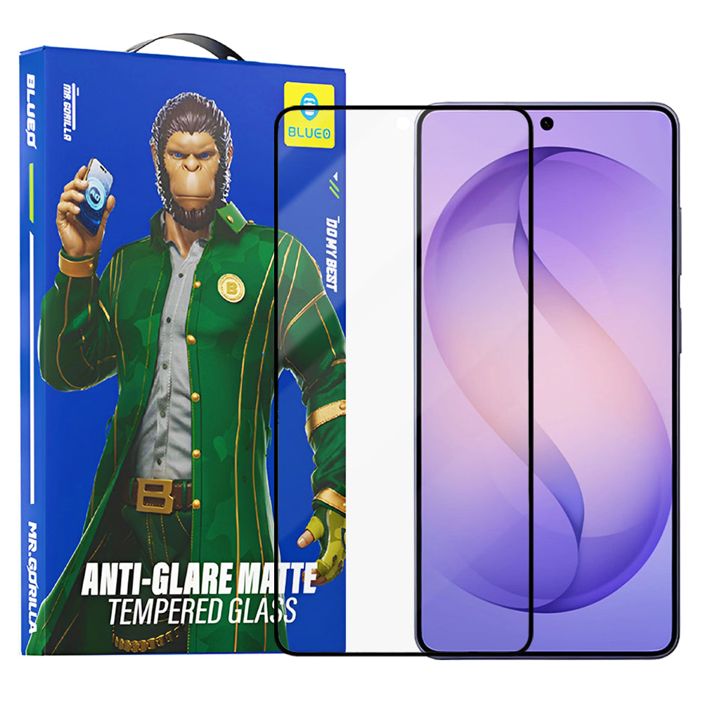 Beschermfolie Matte Blueo Anti-Glare voor Samsung Galaxy S26 Ultra S948, Gehard Glas, Volledige Lijm, Zwart