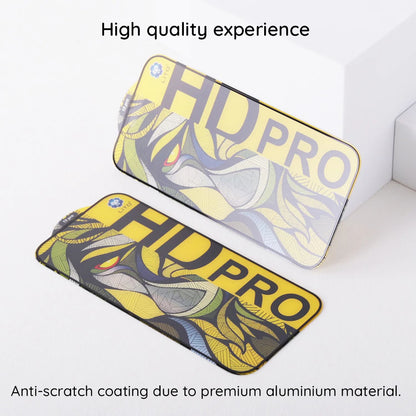 Matte Screen Protector Lito HD Pro for Apple iPhone 16 Pro, Tempered Glass, Full Glue, Black