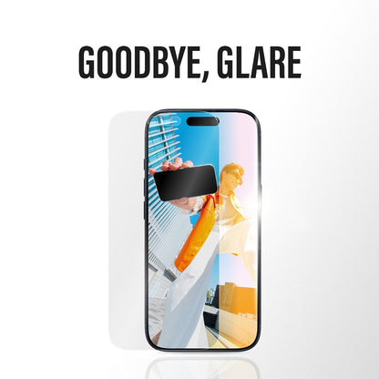 Matte PanzerGlass Armor EasyAligner schermbeschermfolie voor Apple iPhone 17 Air, Gehard Glas, Volledige Lijm