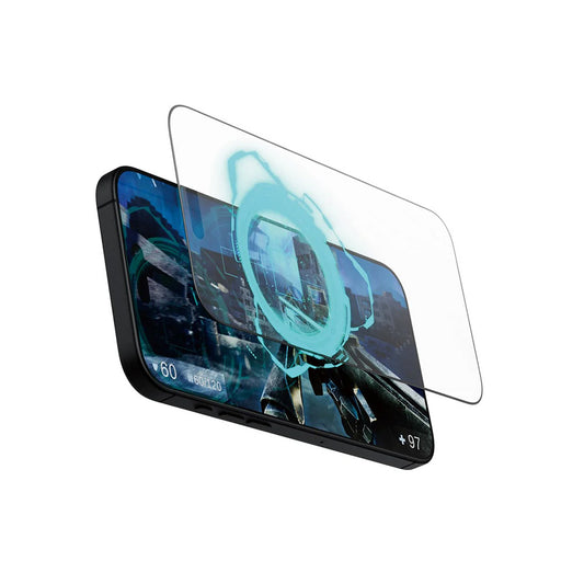 Schutzfolie Matte PanzerGlass Ultra-Wide Fit Gaming für Apple iPhone 16 Pro Max, Gehärtetes Glas, Vollverklebung, Schwarz