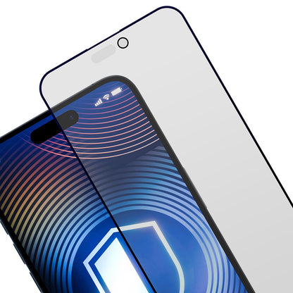 Matte Privacy 3MK HardGlass Max schermbeschermfolie voor Apple iPhone 17 Pro, Gehard Glas, Volledige Lijm