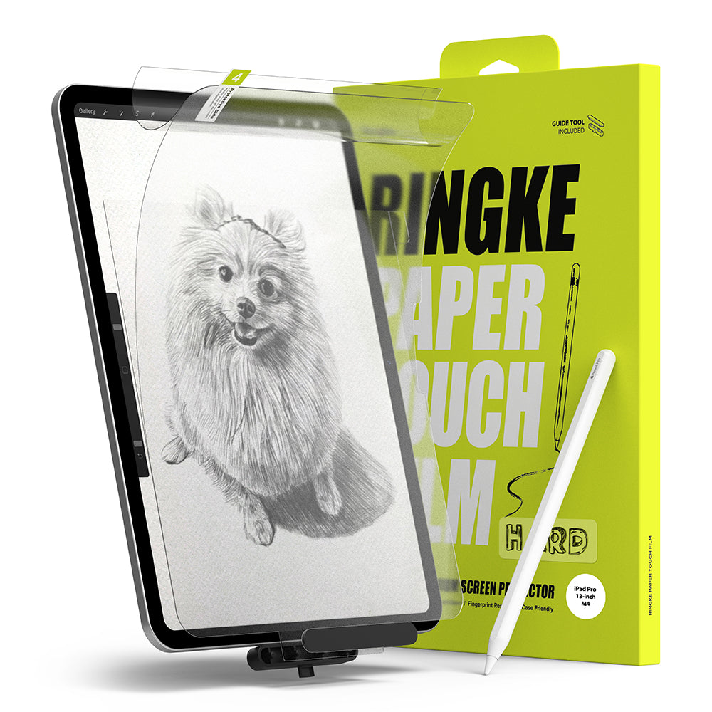 Matte Ringke Paper Touch Hard schermbeschermfolie voor Apple iPad Pro 13 (2024), Plastic