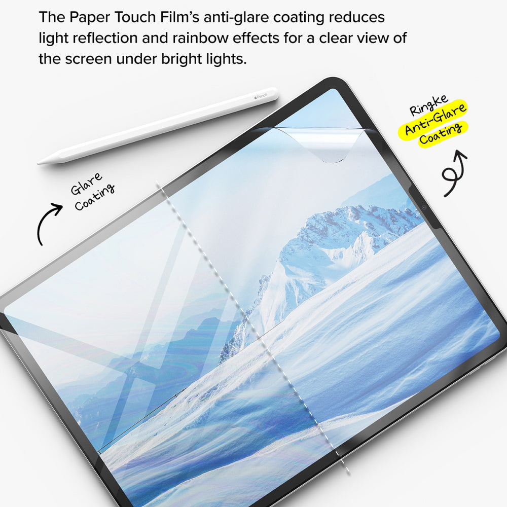 Matte Ringke Paper Touch Hard schermbeschermfolie voor Apple iPad Pro 13 (2024), Plastic