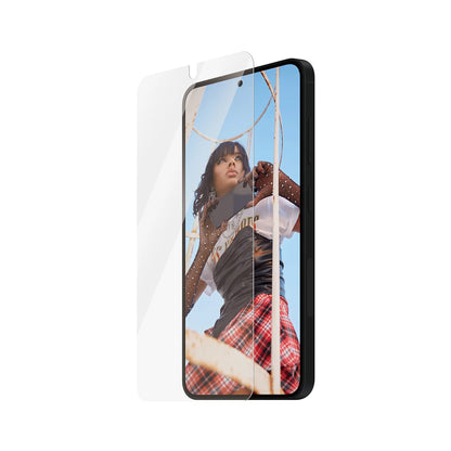 Film de protection d'écran PanzerGlass Safe. Ultra-Wide Fit EasyAligner pour Samsung Galaxy S25 S931 / S24 S921, Verre Trempé, Full Glue