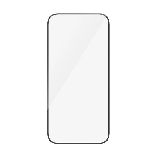 Beschermfolie PanzerGlass Ultra-Wide Fit voor Apple iPhone 16 Plus / 15 Plus, Gehard Glas, Volledige Lijm, Zwart