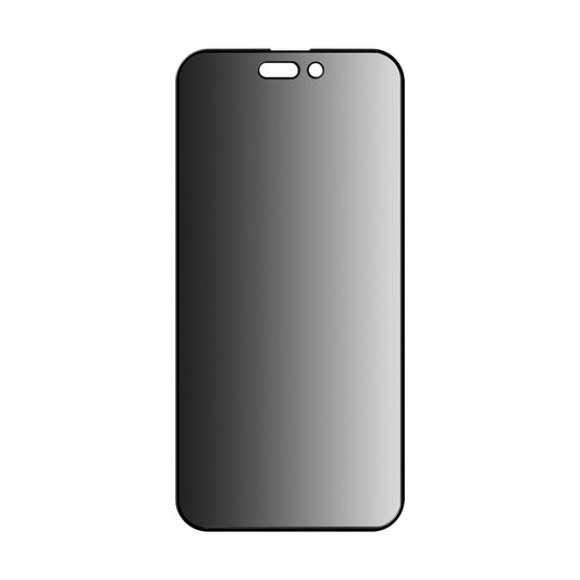 Privacy Screen Protector Folie Anank 1X Versterkt 360 voor Apple iPhone 16, Gehard Glas, Volledige Lijm, 2.5D