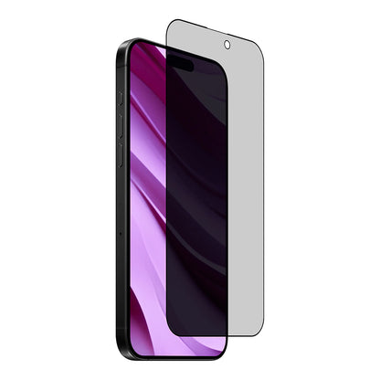 Film de protection écran Privacy Anank 5X Renforcé Applicateur pour Apple iPhone 17 Pro, Verre Trempé, Full Glue, 2.5D