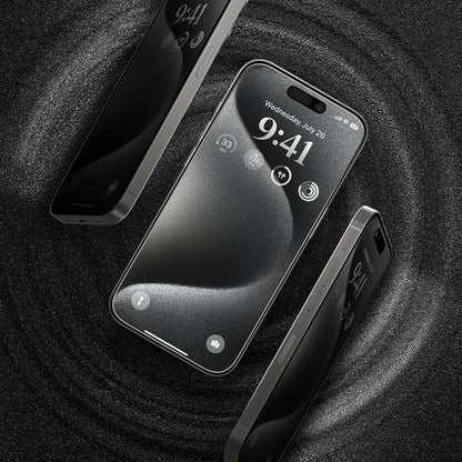 Film de protection écran Privacy Anank 5X Renforcé Applicateur pour Apple iPhone 17 Pro, Verre Trempé, Full Glue, 2.5D