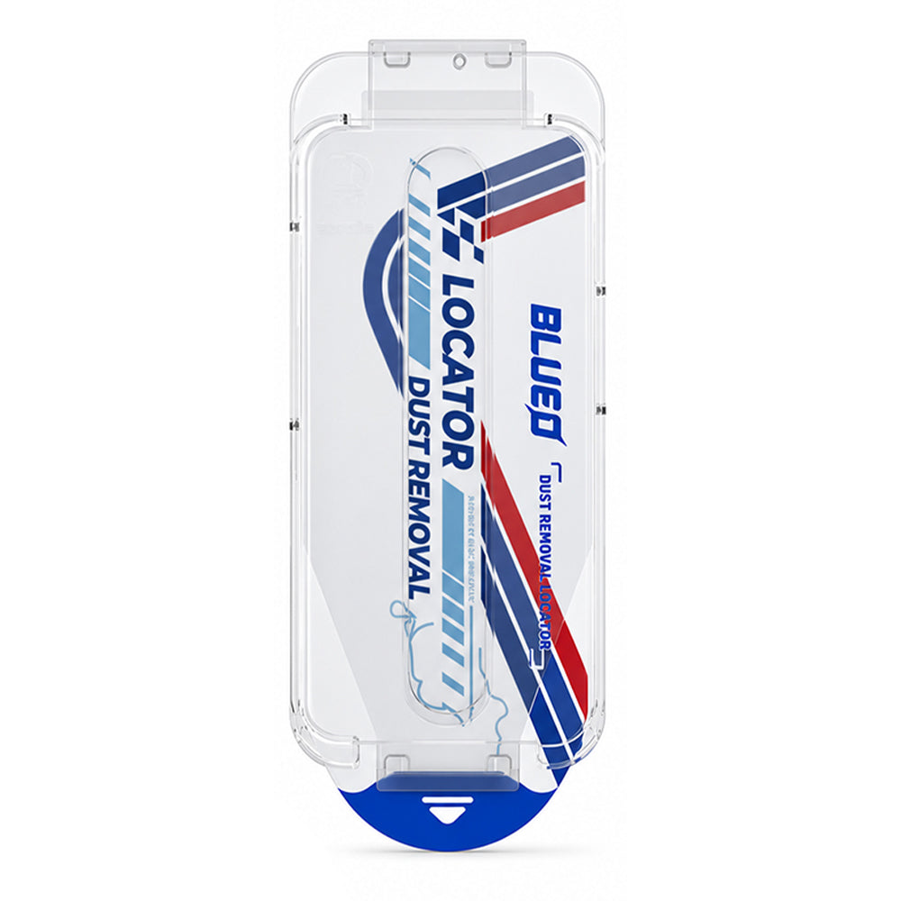 Blueo Anti-Peep Applicator Pro privacy-schermbeschermer voor Apple iPhone 18 Pro, gehard glas, volledige kleeflaag