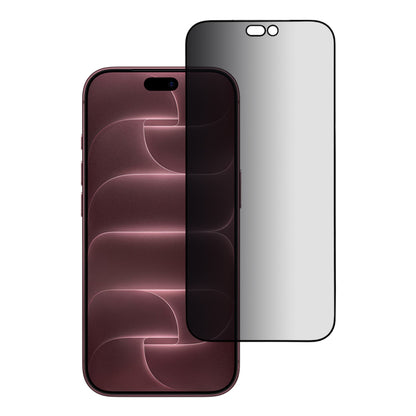 Film de protection d’écran Privacy Blueo Anti Peep AR Applicator Pro pour Apple iPhone 18 Pro Max, verre trempé, adhésif intégral, 3D