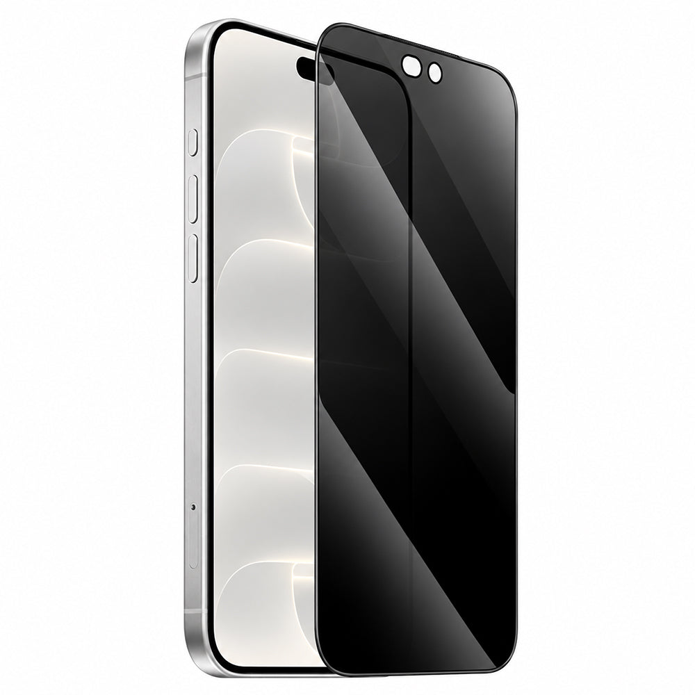 Film de protection d’écran Privacy Blueo Anti-Peep pour Apple iPhone 18 Pro, verre trempé, adhésif intégral, lot de 5 pièces