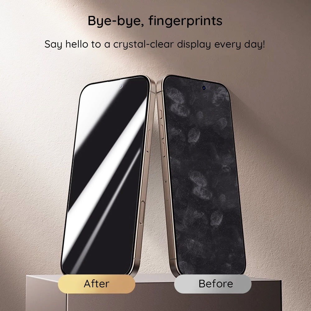 Film de protection écran Privacy Guess pour Apple iPhone 16 Pro Max, Verre Trempé, Full Glue, 2.5D, GUTGP16XBOKGCIP